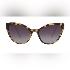 Miu Miu Cat-Eye Sunglasses in Tortoise and Grey Gradiant